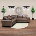 BARCELONA 2PCE DAYBED LOUNGE SUITE - TAN