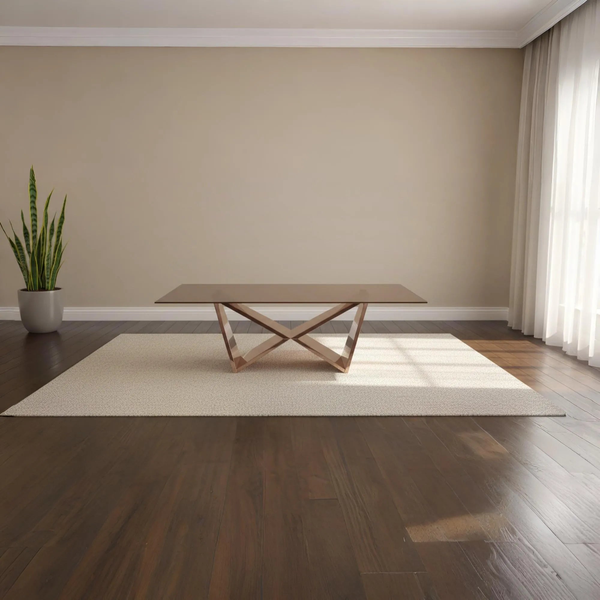 208RG COFFEE TABLE ROSE GOLD