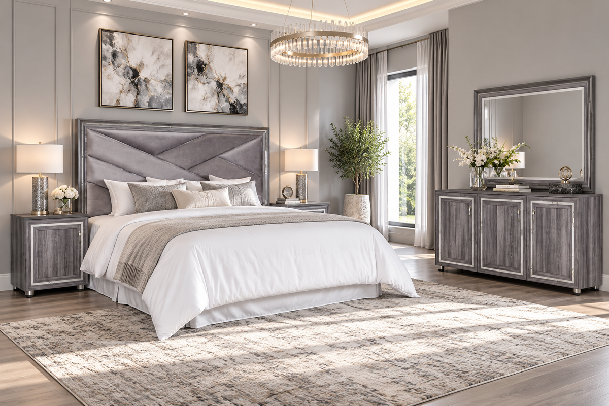 DOBSON GREY BEDROOM SUITE