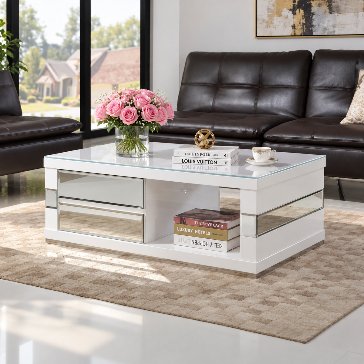 NEW VICTOR COFFEE TABLE WHITE