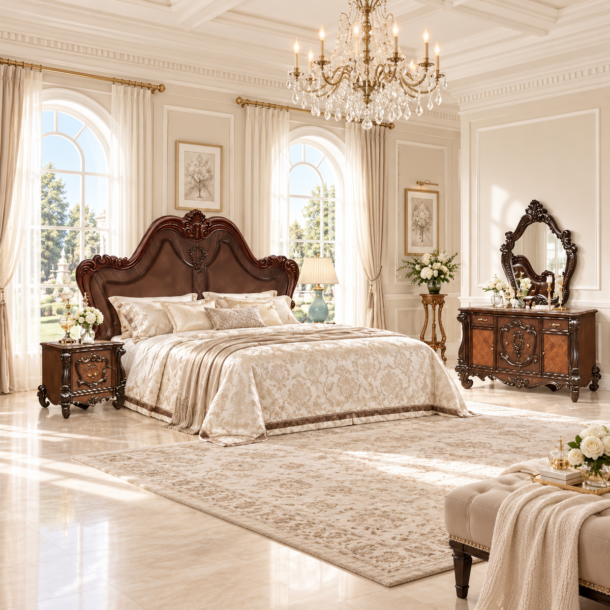MUNICH BEDROOM SUITE NO FOOTEND