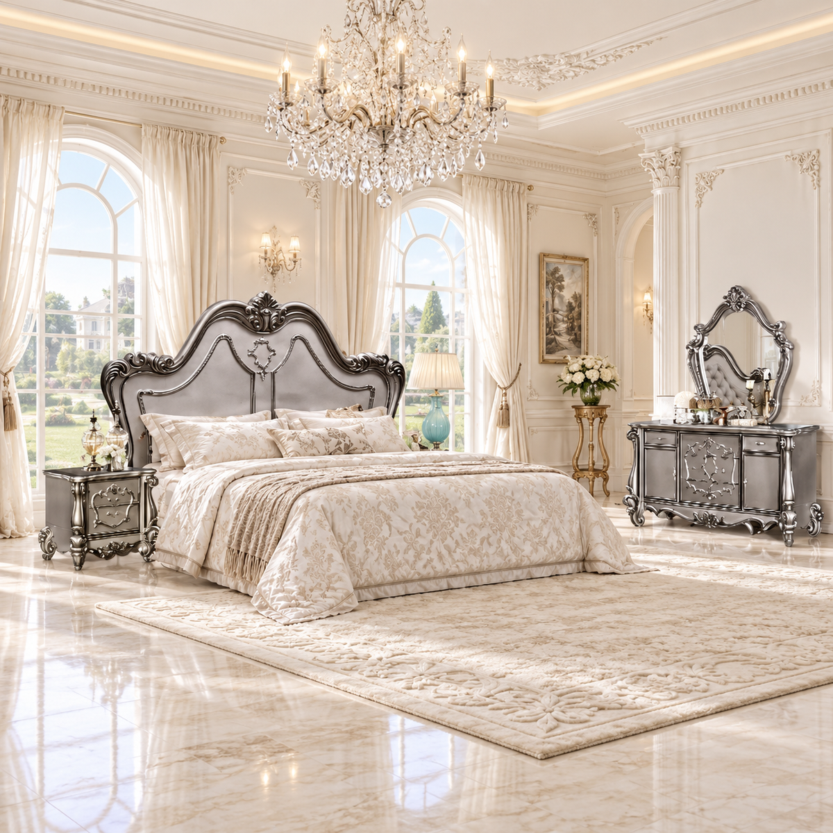 MUNICH BEDROOM SUITE NO FOOTEND