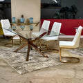DT061RG DINING TABLE ROSE GOLD
