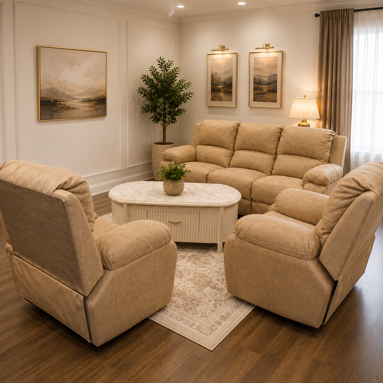 Kenneth 3 Piece Lounge Suite
