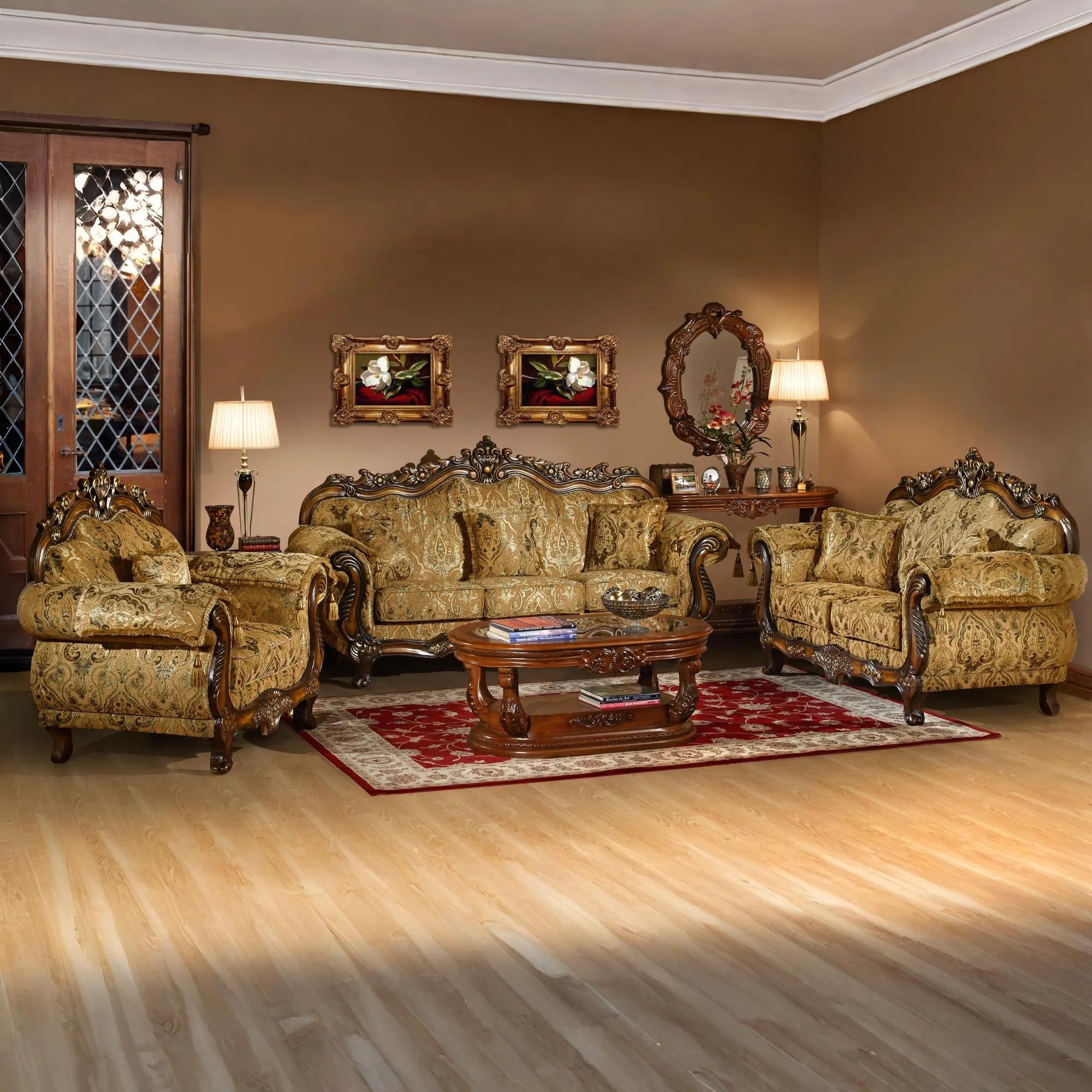MONALISA 3PCE LOUNGE SUITE - FABRIC
