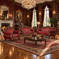 MONALISA 3PCE LOUNGE SUITE - LEATHER