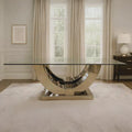 MONACO DINIING TABLE WITH GLASS