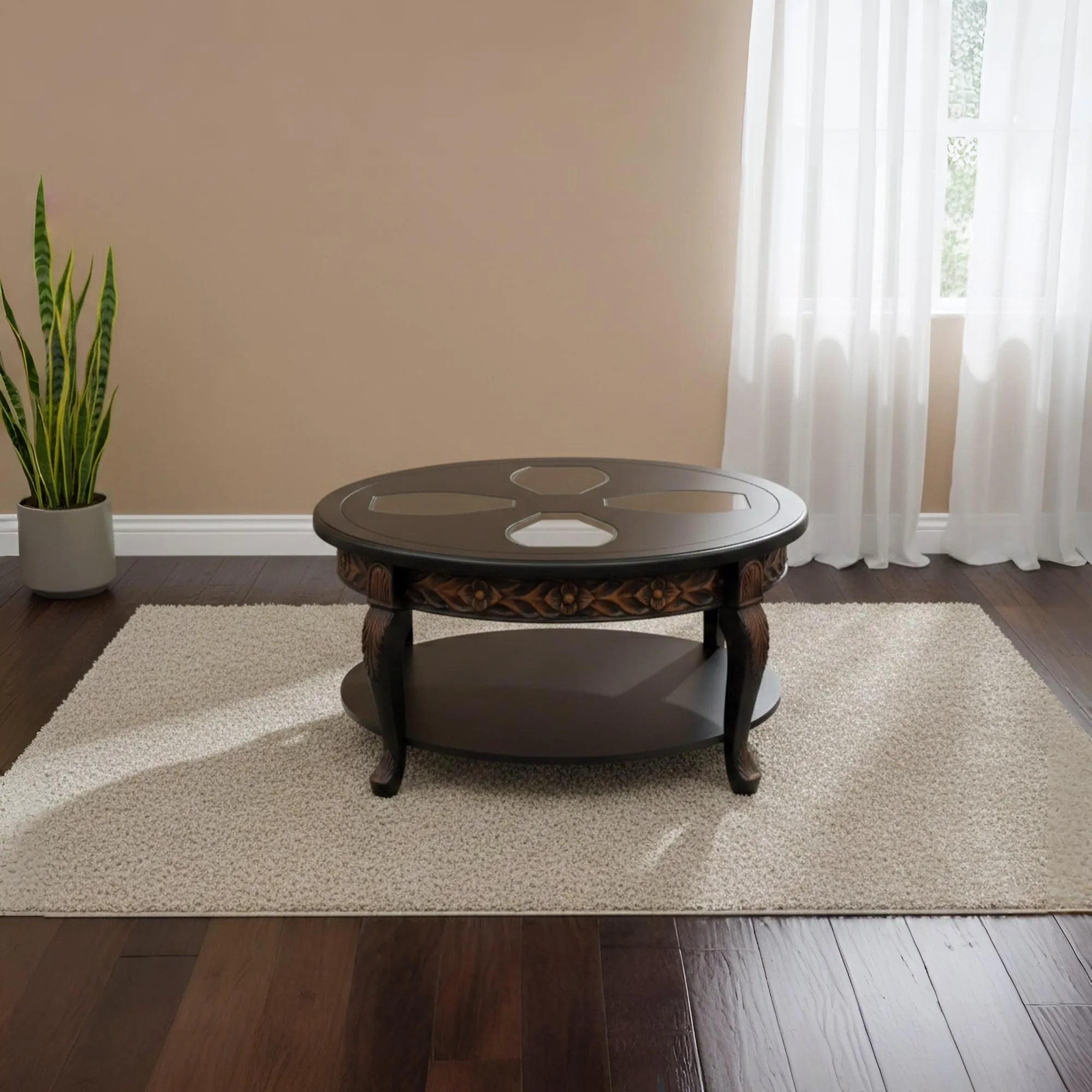 NEW FLORAL COFFEE TABLE