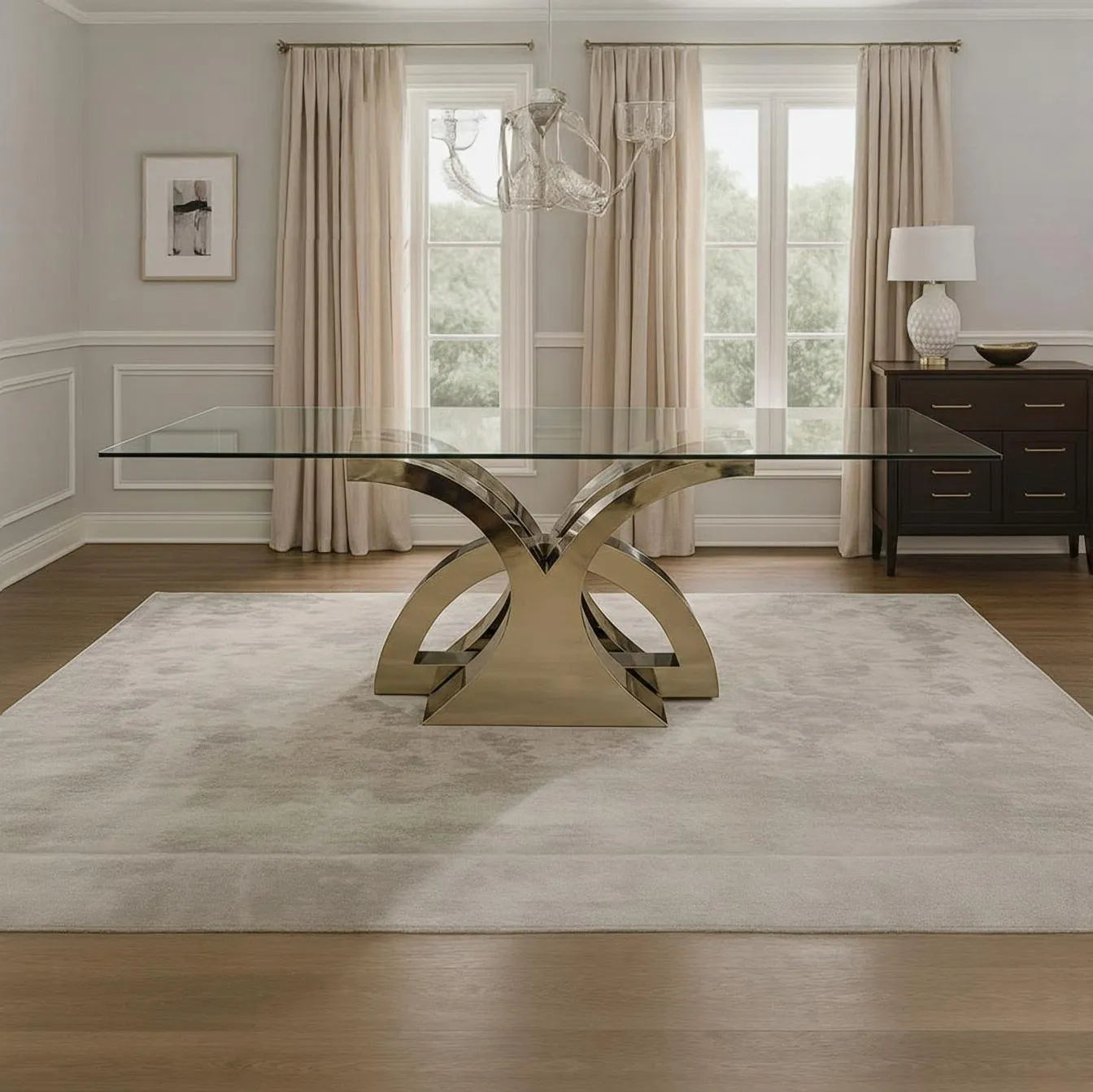 VALENTINO DININGROOM TABLE ONLY