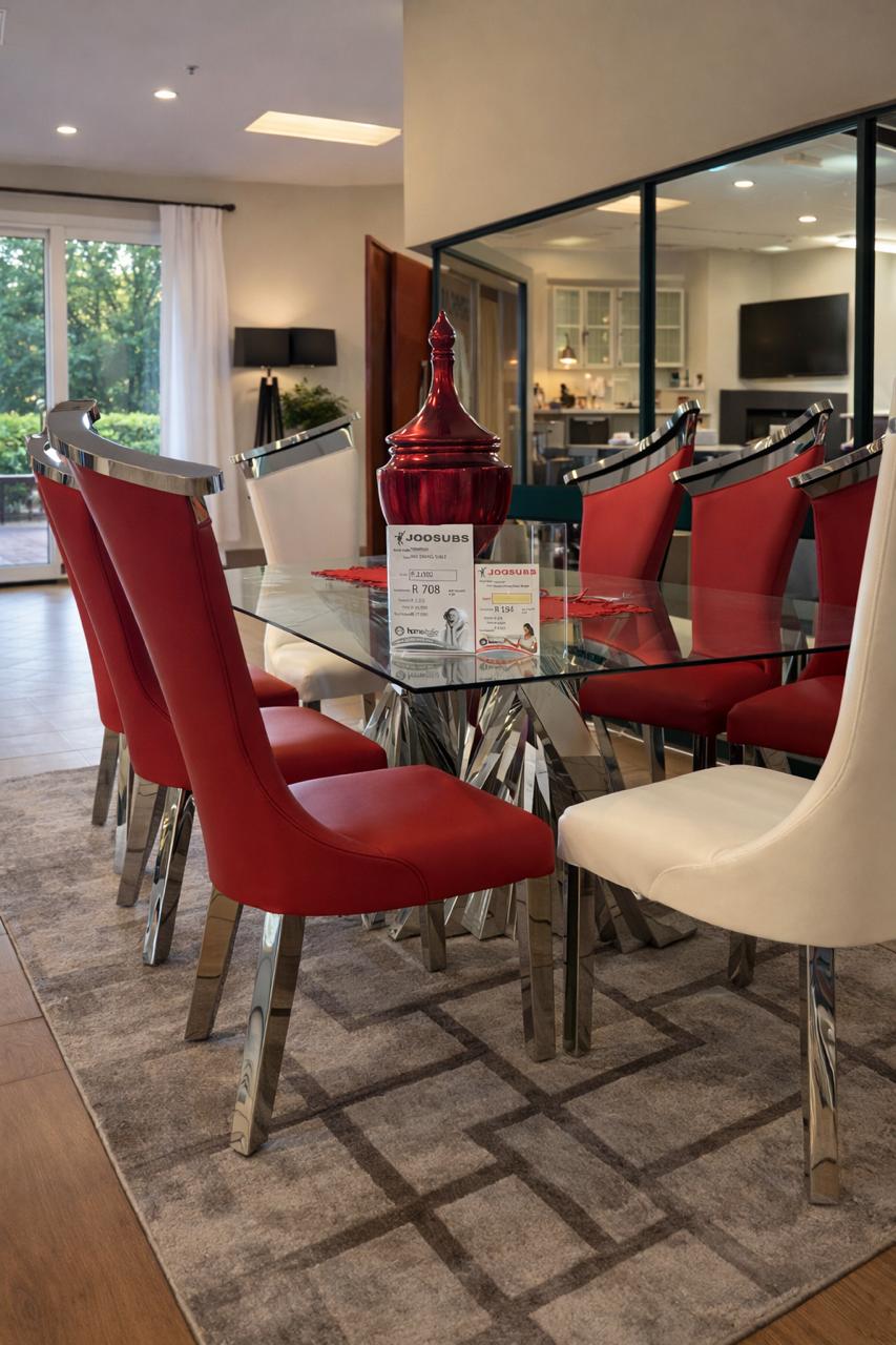 A60 DT SILVER DINING TABLE ONLY