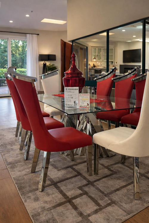 A60 DT SILVER DINING TABLE ONLY